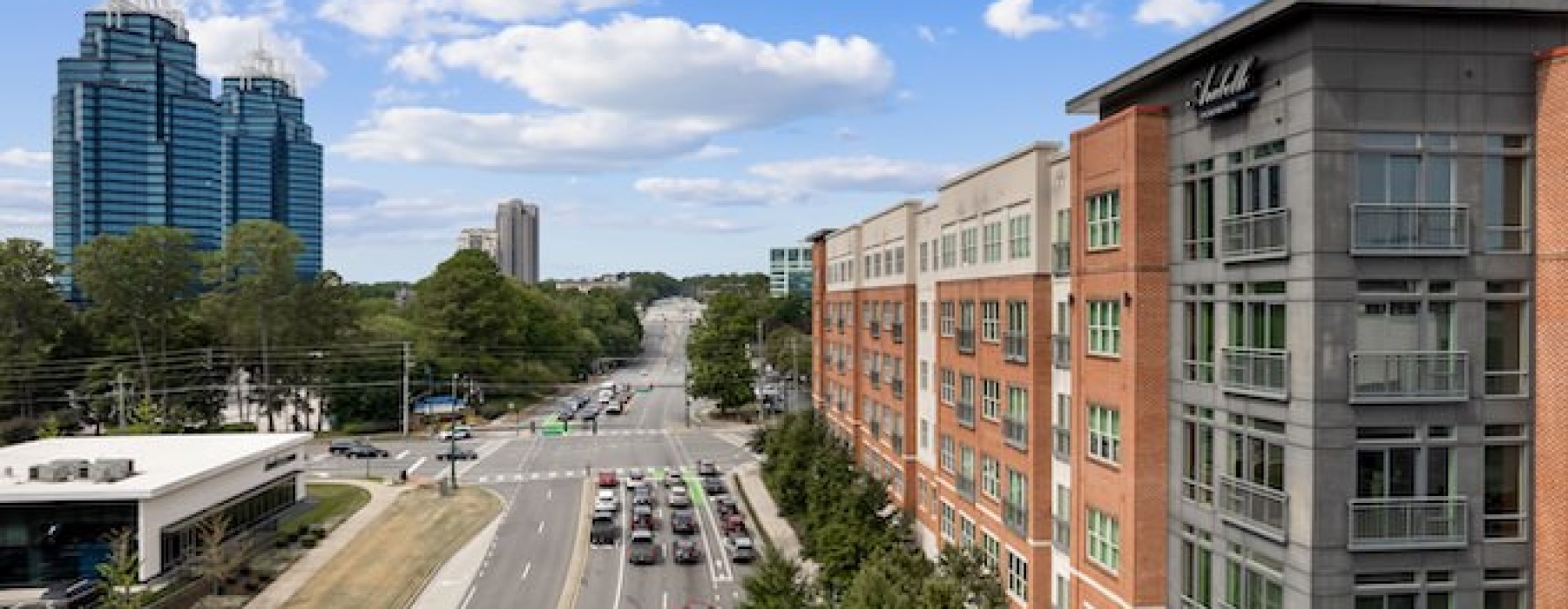 Exterior Shot of the Property & City